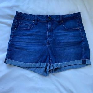 High waisted Jean shorts